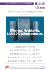 Lambda EU20L Bedienungs- Und Montageanleitung