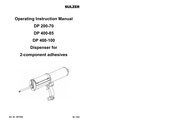 Sulzer DP 200-70 Bedienungsanleitung