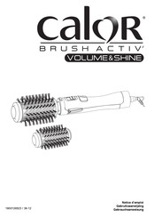 CALOR Brush Activ Volume&Shine Gebrauchsanweisung