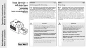 bürkert 2510 Betriebsanleitung