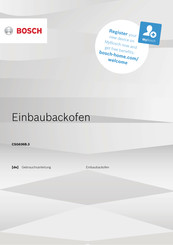 Bosch CSG636B 3 Serie Gebrauchsanleitung