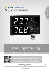 PCE Instruments EMD 10-ICA Bedienungsanleitung