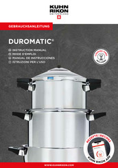 Kuhn Rikon DUROMATIC Classic Gebrauchsanleitung