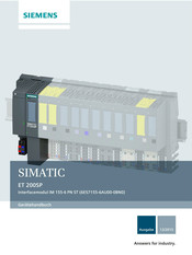 Siemens simatic et 200sp Gerätehandbuch