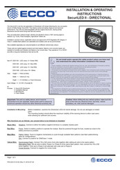 Ecco ED5110W Installations- Und Betriebs-Anleitung