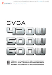 Evga 600 W2 Bedienungsanleitung