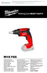Milwaukee M18 FSGC-202X Originalbetriebsanleitung