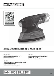 Parkside PAMS 12 A1 Originalbetriebsanleitung