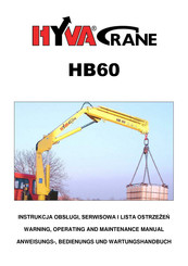 HYVA HB60 Bedienungs- Und Wartungshandbuch