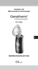 GERATHERM Micromesh GT-7002 Bedienungsanleitung