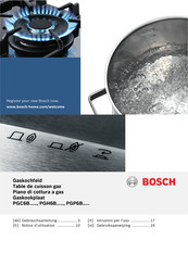 Bosch PGH6B Serie Gebrauchsanleitung