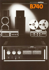 STUDER REVOX B740 Bedienungsanleitung