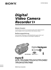 Sony DCR-TRV340E Bedienungsanleitung