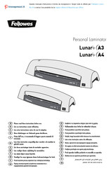 Fellowes Lunar+ Blu A4 Anleitungen