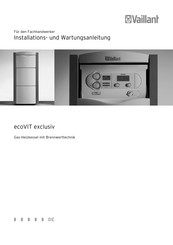 Vaillant VKK 476/4 Installations- Und Wartungsanleitung