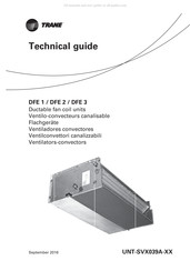 Trane DFE 1 Bedienungsanleitung