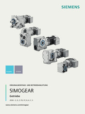 Siemens SIMOGEAR-B Betriebsanleitung