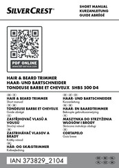 Silvercrest SHBS 500 D4 Kurzanleitung