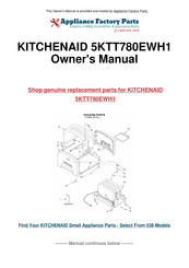 KitchenAid ARTISAN 5KTT890 Anleitung