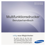 Samsung SCX-4 24 Serie Benutzerhandbuch