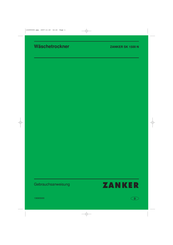 Zanker SK 1500 N Gebrauchsanweisung