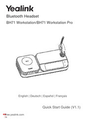 Yealink BH71 Workstation Kurzanleitung