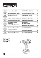 Makita DF457DWEU Betriebsanleitung