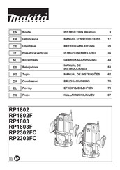 Makita RP1802FX Betriebsanleitung