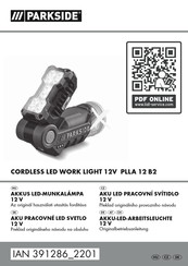Parkside PLLA 12 B2 Originalbetriebsanleitung
