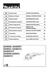 Makita GA5021CY Betriebsanleitung