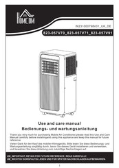 HOMCOM FDP26-2026R5 Bedienungs- Und Wartungsanleitung