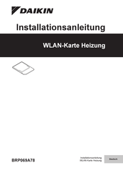 Daikin BRP069A78 Installationsanleitung