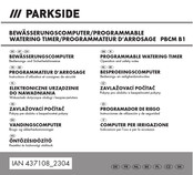 Parkside PBCM B1 Bedienungs- Und Sicherheitshinweise