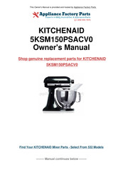 KitchenAid 5KSM150PS Gebrauchsanleitung