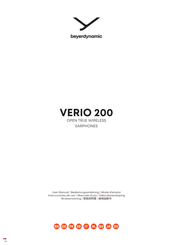 Beyerdynamic Verio 200 Bedienungsanleitung