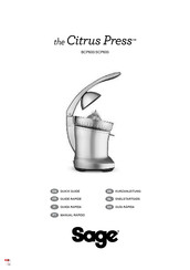 Sage the Citrus Press SCP600 Kurzanleitung