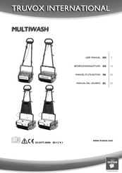 Tacony Truvox International Multiwash 240 Bedienungsanleitung