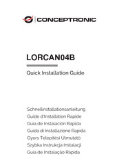 Conceptronic LORCAN04B Schnellinstallationsanleitung