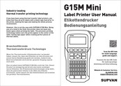 Supvan G15M Mini Bedienungsanleitung