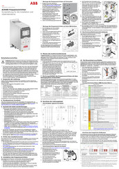 ABB ACS480-04-026A-4 Kurzanleitung Für Die Installation Und Inbetriebnahme