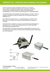 C+R Automations LKM763/4-20mA Bedienungsanleitung