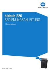 Konica Minolta bizhub 226 Bedienungsanleitung