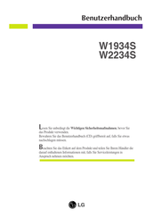 LG W1934S Benutzerhandbuch