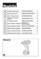 Makita TW161DSAJ Betriebsanleitung