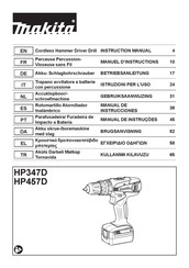 Makita HP457DWE Betriebsanleitung