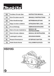 Makita HS010GZ Betriebsanleitung