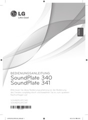 LG SOUNDPLATE340 Bedienungsanleitung