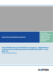 Aastra OpenCom 100 Bedienungsanleitung