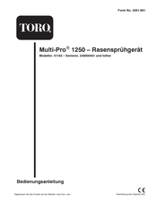 Toro 41163 Bedienungsanleitung