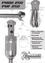 Dynamic PMDH 250 Bedienungs- Und Wartungsanleitung